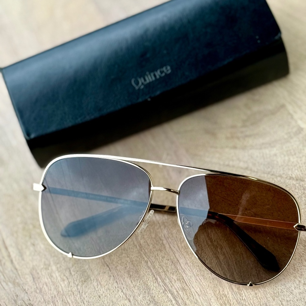 Quince men's aviator polarized sunglasses